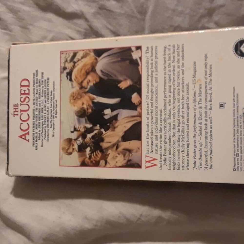 The accused paramount VHS video tape - Picture 3 of 5